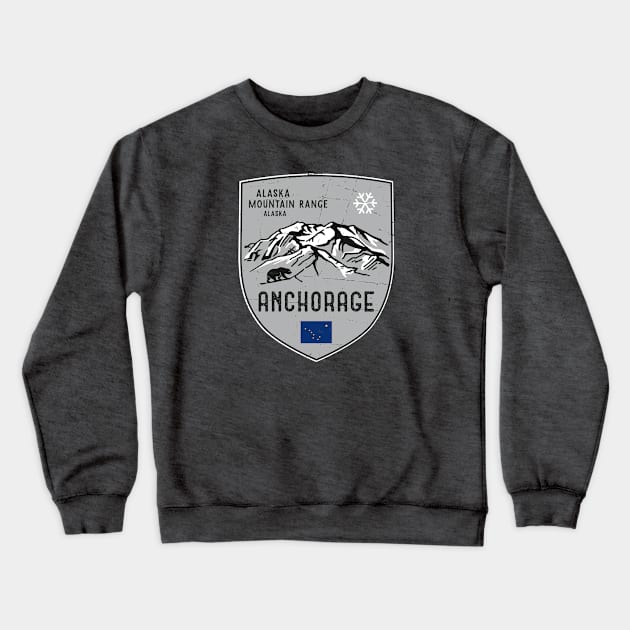 Emblem Anchorage Crewneck Sweatshirt by posay